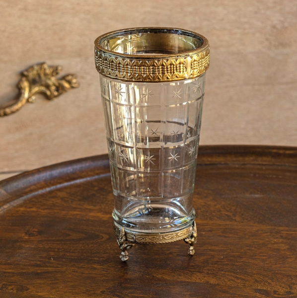 IN STOCK Etched Vanity Vase Porch View Home Chartreuse Pear in-stock-etched-vanity-vase-porch-view-home-chartreuse-pear