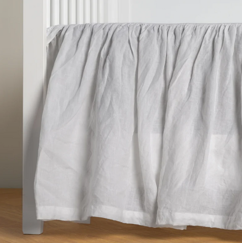 Linen Crib Skirt