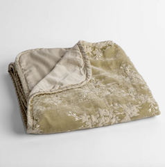 Lynette Baby Blanket in Parchment from Bella Notte Linens