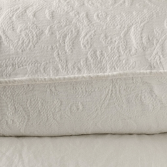Adele Deluxe Sham in Parchment from Bella Notte Linens