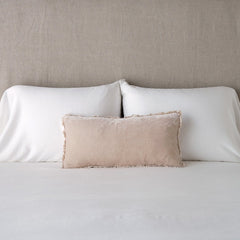 Carmen Accent Pillow in Pearl from Bella Notte Linens