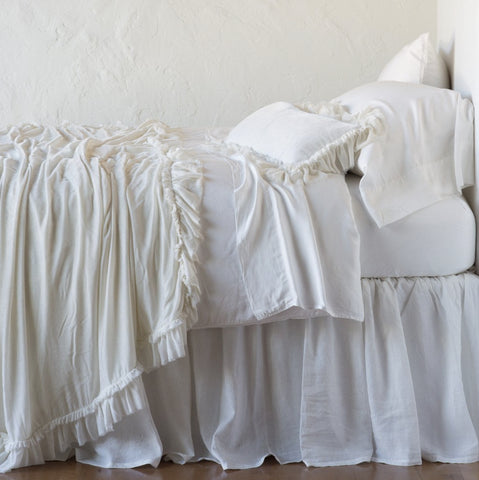 Loulah Throw Blanket - Winter White