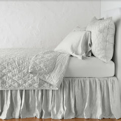 Luna Queen Coverlet in Sterling from Bella Notte Linens