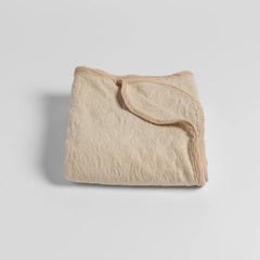 Adele Baby Blanket from Bella Notte Linens in the color Natural.