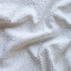 Adele Baby Blanket in White from Bella Notte Linens