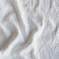Adele Coverlet from Bella Notte Linens in the color Winter White.