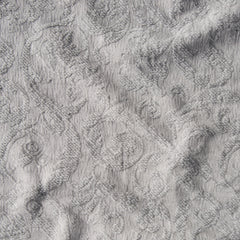 Adele Coverlet from Bella Notte Linens in the color Fog.