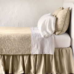 Adele Coverlet from Bella Notte Linens in the color Honeycomb.