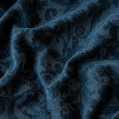 Adele Coverlet from Bella Notte Linens in the color Midnight.