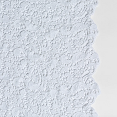 King Allora Bed Skirt in White from Bella Notte Linens