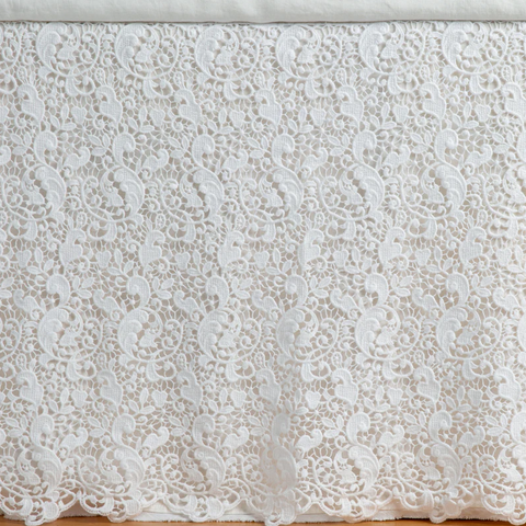 Allora Bed Skirt - Winter White - King - COMING SOON!
