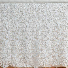 King Allora Bed Skirt in Winter White from Bella Notte Linens