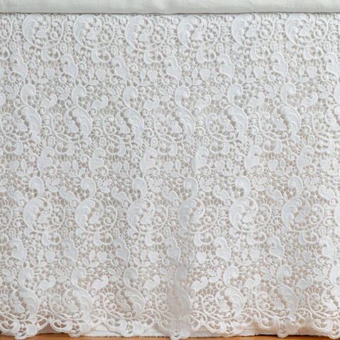 Allora Bed Skirt - Winter White - Queen - COMING SOON!