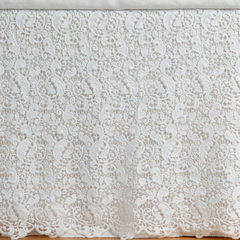 Queen Allora Bed Skirt in Winter White from Bella Notte Linens