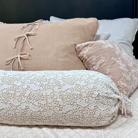 Allora Lace Bolster - Natural