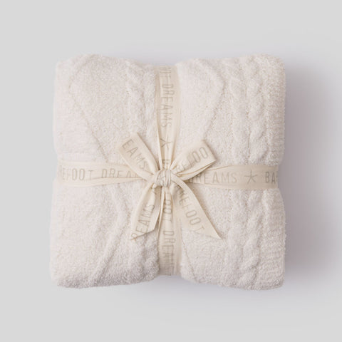 CozyChic Fisherman Cable Throw