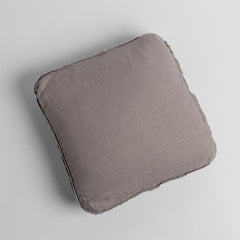 Austin 18x18 throw pillow by Bella Notte Linens in the color Fog.
