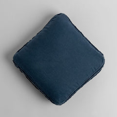 Austin 18x18 throw pillow by Bella Notte Linens in the color Midnight.
