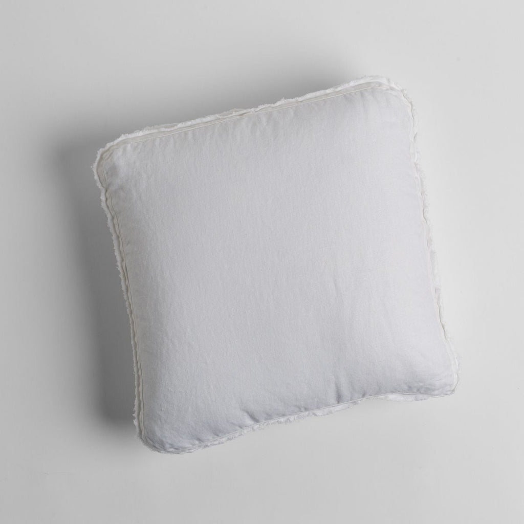 Austin 18x18 throw pillow by Bella Notte Linens in the color White.