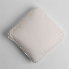 Austin 18x18 throw pillow by Bella Notte Linens in the color Winter White.