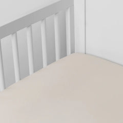 Parchment Crib Sheet in Bria from Bella Notte Linens