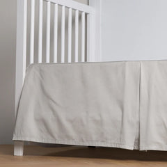 Cloud Crib Skirt in Bria from Bella Notte Linens