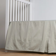 Eucalyptus Crib Skirt in Bria from Bella Notte Linens