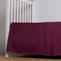 Fig Crib Skirt in Bria from Bella Notte Linens