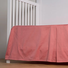 Poppy Crib Skirt in Bria from Bella Notte Linens