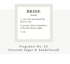 Bride Candle from Ella B. Candles