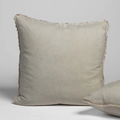 Carmen Deluxe Sham from Bella Notte Linens in their new color, Crema.