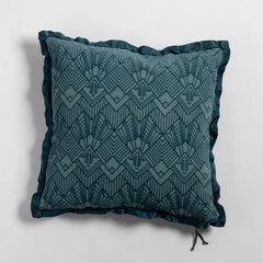 Trettino 18x18 Throw Pillow from Bella Notte Linens in the color Cenote.