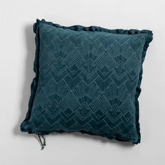Trettino 18x18 Throw Pillow from Bella Notte Linens in the color Cenote.