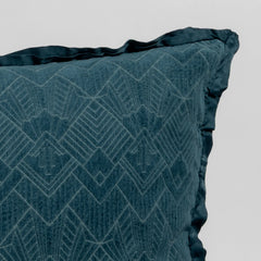 Trettino 24x24 Throw Pillow from Bella Notte Linens in the color Cenote.