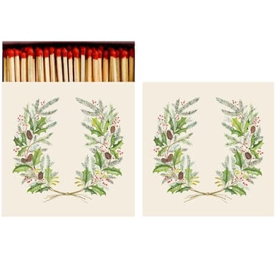Christmas Sprigs Matches - Box of 60