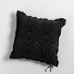 Trettino 18x18 Throw Pillow from Bella Notte Linens in the color Corvino.