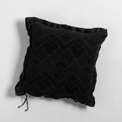 Trettino 18x18 Throw Pillow from Bella Notte Linens in the color Corvino.