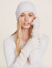 CozyChic Lite Fingerless Gloves in Stone from Barefoot Dreams