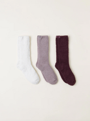 CozyChic Pair Sock Set in Fig from Barefoot Dreams
