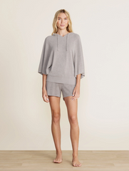 CozyChic Ultra Lite Bell Sleeve Hoodie in Pewter from Barefoot Dreams