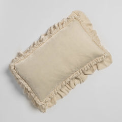 Loulah Accent Pillow from Bella Notte Linens in the color Crema.