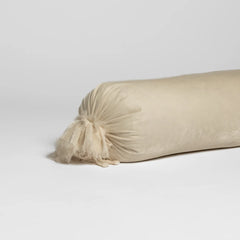 Loulah Bolster from Bella Notte Linens in the color Crema.