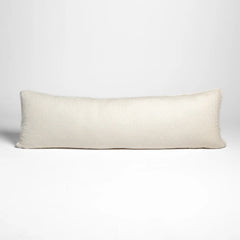 Silk Velvet Quilted Body Pillow from Bella Notte Linens in Crema. 