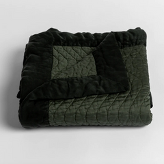 Custom Cirillo Baby Blanket in Juniper from Bella Notte Linens