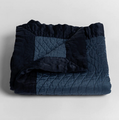 Custom Cirillo Baby Blanket in Midnight from Bella Notte Linens