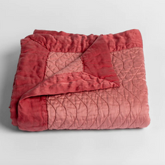 Custom Cirillo Baby Blanket in Poppy from Bella Notte Linens