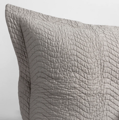 Custom Cirillo Lumber Pillow in Fog from Bella Notte Linens