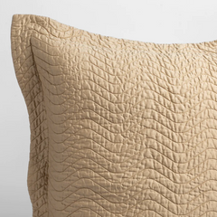 Custom Cirillo Lumber Pillow in Honeycomb from Bella Notte Linens