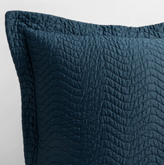 Custom Cirillo Lumber Pillow in Midnight from Bella Notte Linens
