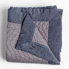 Custom Cirillo Throw Blanket in French Lavender from Bella Notte Linens